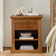 Wadeeah Traditional Nightstand With Built-In Power Station And LED Light Strip