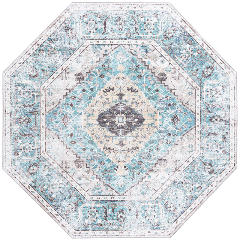 Oriello Oriental Indoor Rug, Octagon 7'10"