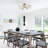 8-Light Modern Sputnik Globe Semi Flush Mount-359083768