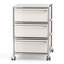 Classeur en acier à 3 tiroirs avec roulettes H 24 po x l 16,3 po x P 20,5 po (1 ensemble)-23713482
