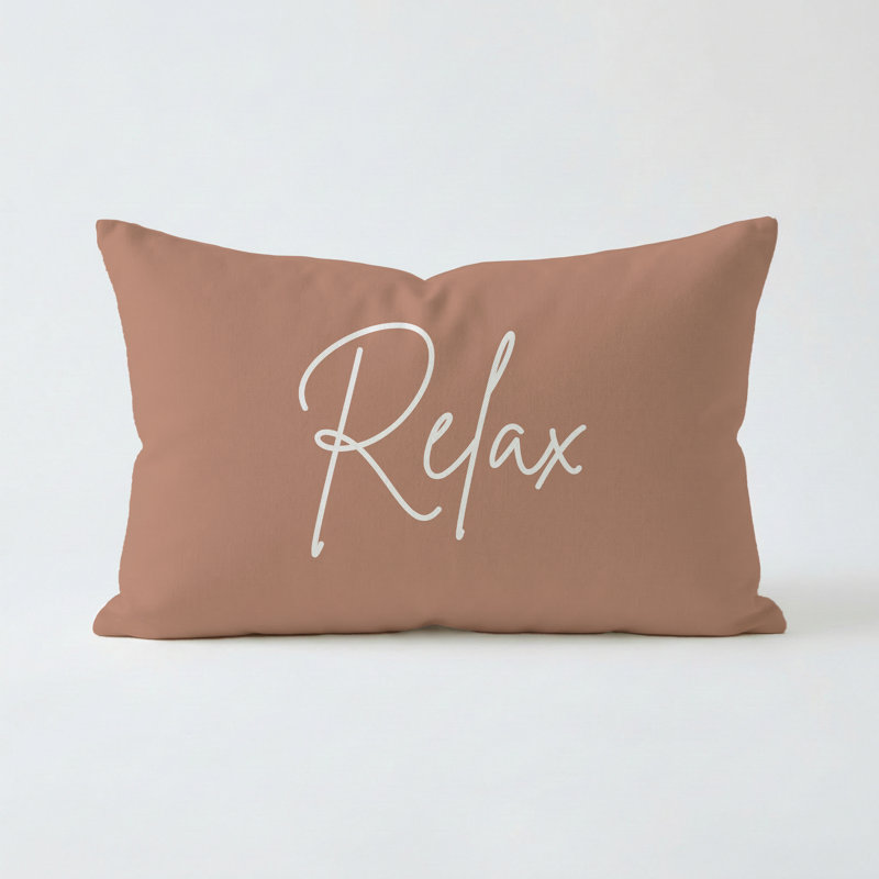 Relax Pillow 21"X13" Latte, Rectangle 13"H x 21"W, Latte