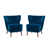 Velours bleu marine / polyester est en rupture de stock