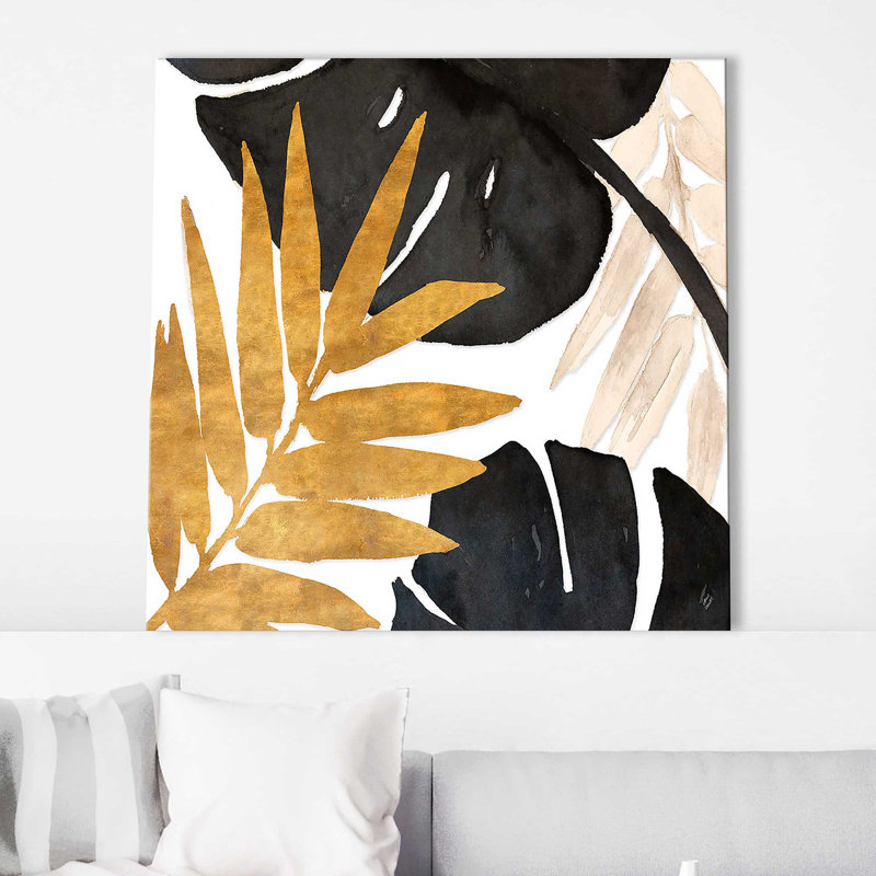 «Modern Tropics II (Square)» par Lanie Loreth, reproduction, H 36 po x l 36 po x P 1,5 po, Toile tendue