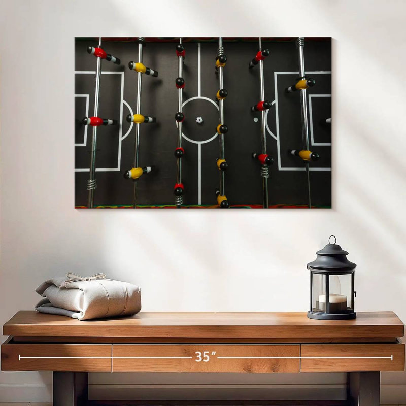 Senne Foosball Table Game, 16" H x 24" W