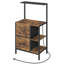 2 Drawers File Cabinet with Charging Station and Storage
