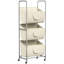 120L Vertical Rolling Laundry Hamper With Removable Bags, 3 Section Laundry Baskets With Wheels, Space-Saving 3 Tier Laundry Sorter For Small Spaces, Dorm, Bedroom, Bathroom, Laundry Room