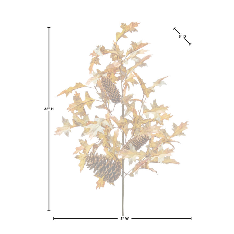 32" Autumn Maple Leaf Spray