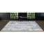 0ZARTZN33GYBL Wool Abstract Area Rug in Blue-80907454