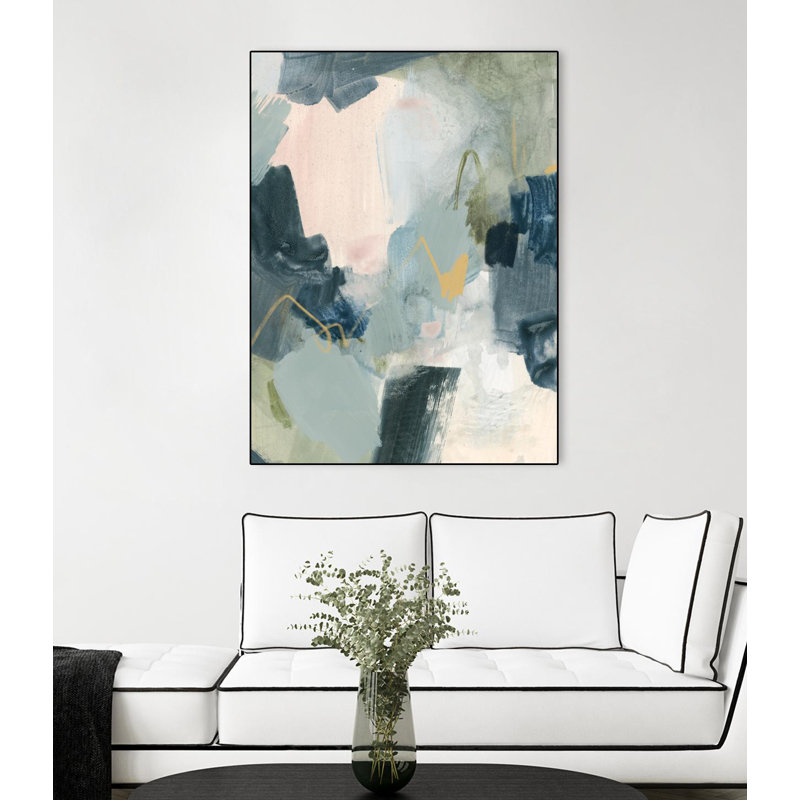 «Lago Ii», toile encadrée par Giant Art, H 24 po x l 18 po