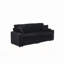 Canapé 80 po en velours côtelé pliable avec porte-gobelet et coussin-1960726489