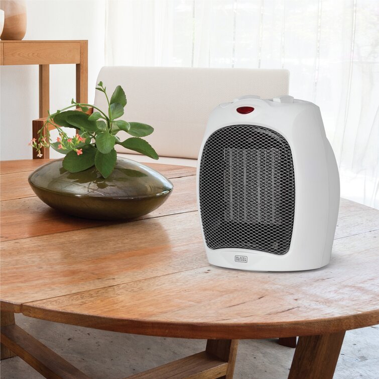 Ceramic Heater Portable Space Heater Black and Decker 1500 watt