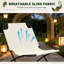 Chaise berçante d'extérieur - Siège de patio confortable et relaxant | Idée de cadeau