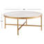 Twiggy Genuine Marble Single Coffee Table