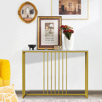 Marble Top Console Table