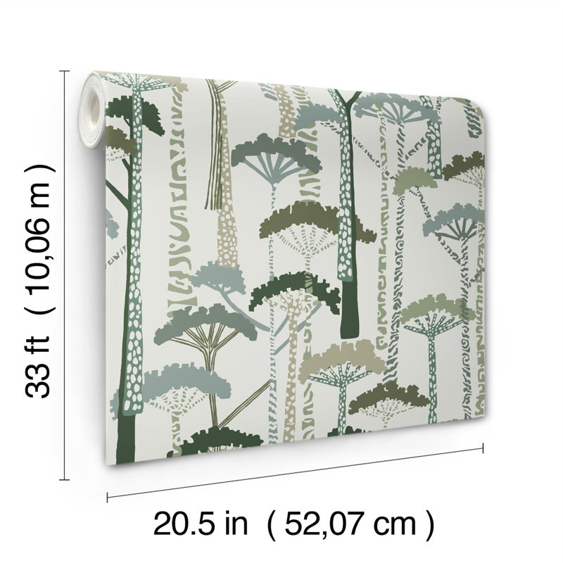 Unify Indigo Forest Wallpaper, Green