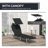 Outdoor Lounge, Adjustable Folding Chaise Lounge With Sun Shade, Modern Patio Chaise Lounge-2039640521