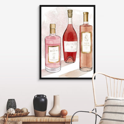 " Rose Summer I " Painting Print