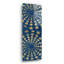 «Juxtapose 2 panneau 3» par Cheryl Warrick, art mural en verre acrylique, 12 po x 36 po-868305171