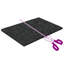 Vidaxl Rubber Pad Black Rubber Minimalist Office Non-Slip Square Durable-124587361