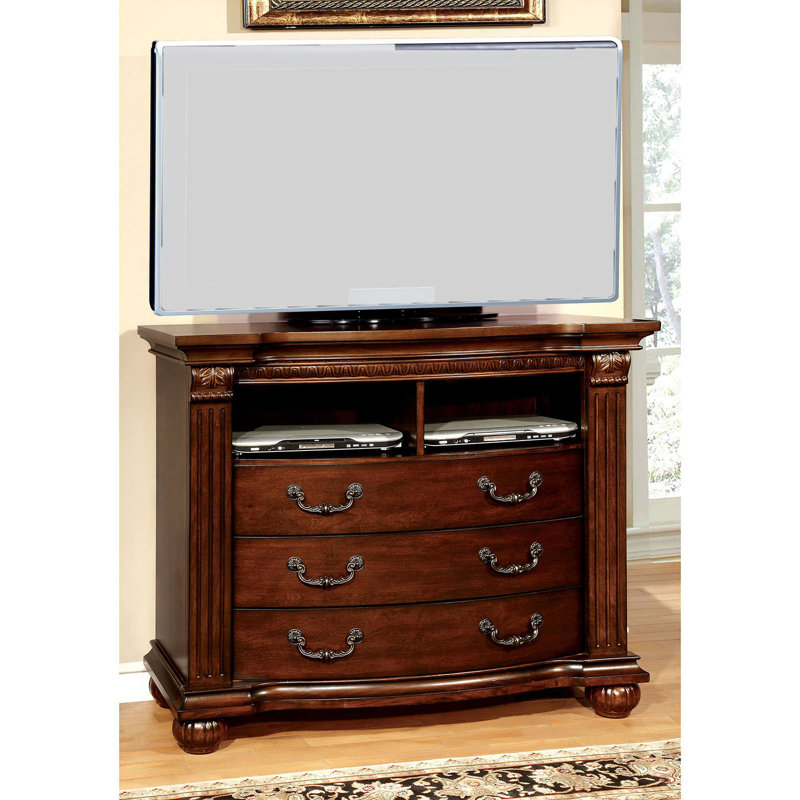 Commode 3 tiroirs Enloe, Cerisier