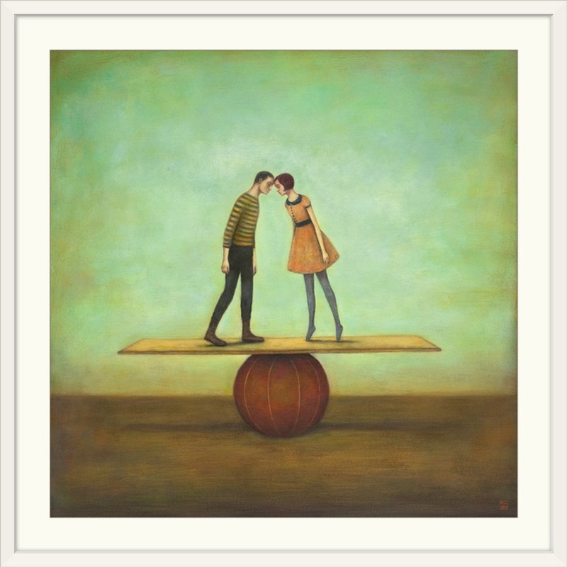 « finding équilibre », reproduction d’art Duy Huynh, H 48 po x l 48 po x P 1,5 po, Toile