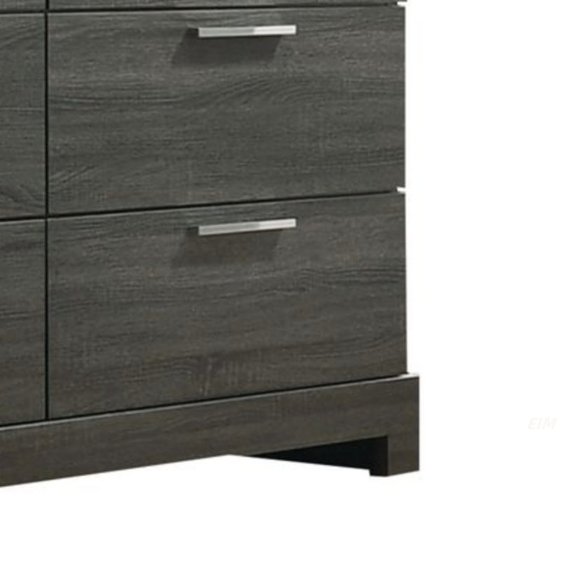 Commode à finition chêne gris Lantha (Commode)