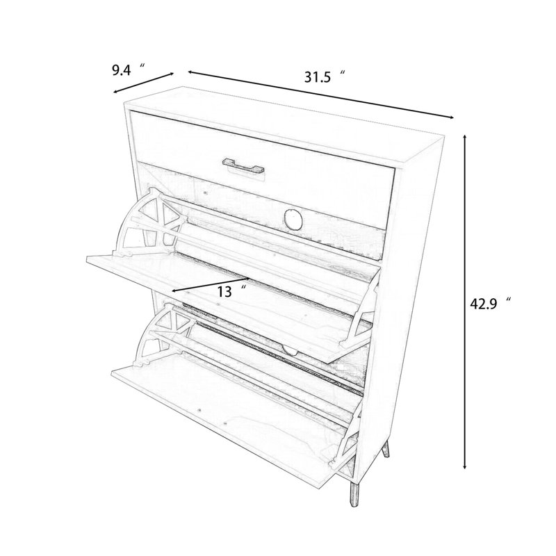 Armoire à chaussures pour le vestibule