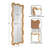Radcliff Scalloped Rectangle Rattan Wall Mirror