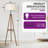 61in Tripod Floor Lamp with Touch Control and Remote Control-1673141137