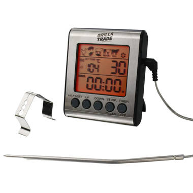 Grill Trade - Instant Digital Meat Thermometer with Probe - Electric Meat Temperature Probe