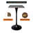 Travis 24" Square Bar Height Table With MDF Top And Stainless Steel Pedestal Base - Dining Table For Modern Home And Kitchen-235228638-235228636