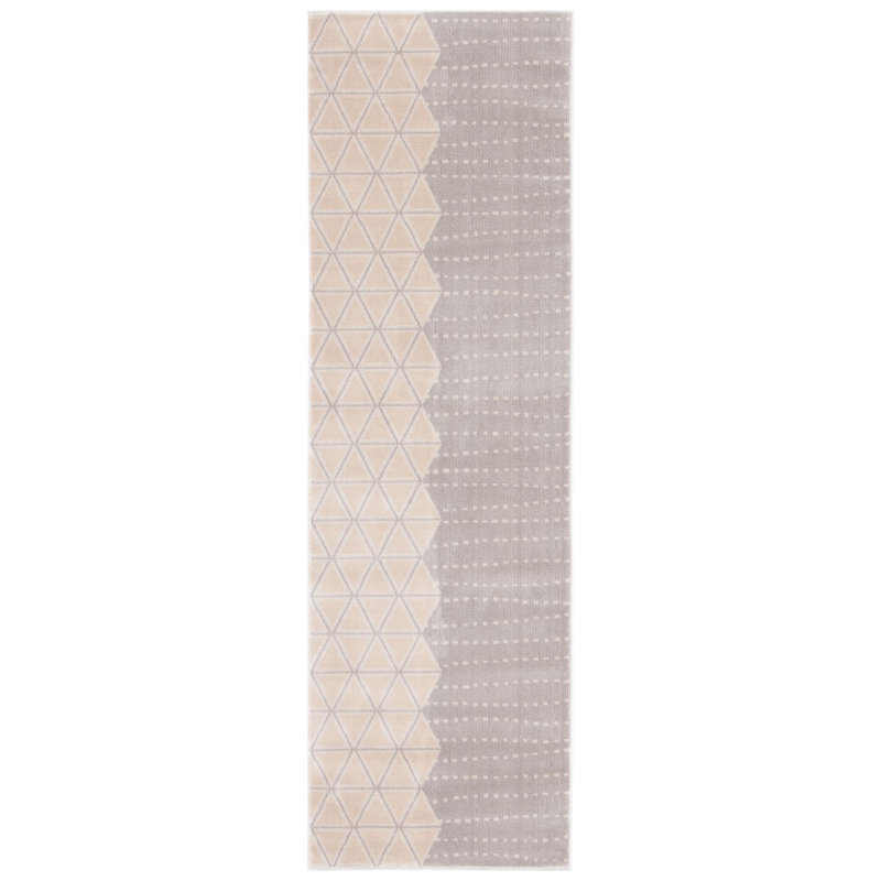 Tapis gris Aslin, Tapis de couloir 2 pi 2 po x 11 pi