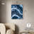 Azure Abyss Layers Canvas Teal Abstract Art by -2094263888-2094263917