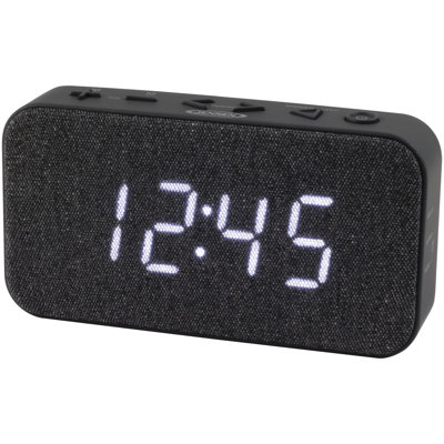 Modern & Contemporary Digital Electric Tabletop Clock with Alarm in Black