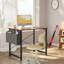 Bureau d'ordinateur 31 po avec structure en métal, surface imperméable et sac de rangement - idéal pour le bureau-1676133839-1676133826