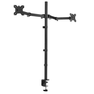 Support de bureau noir Vivo pouvant supporter jusqu'à 22 lb
