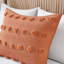 Lit double / grand - et édredon élégant en microfibre de couleur rouille-118638786-118638791