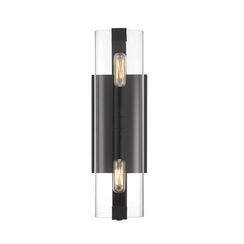 Winfield 2-Light Wall Sconce, Matte Black