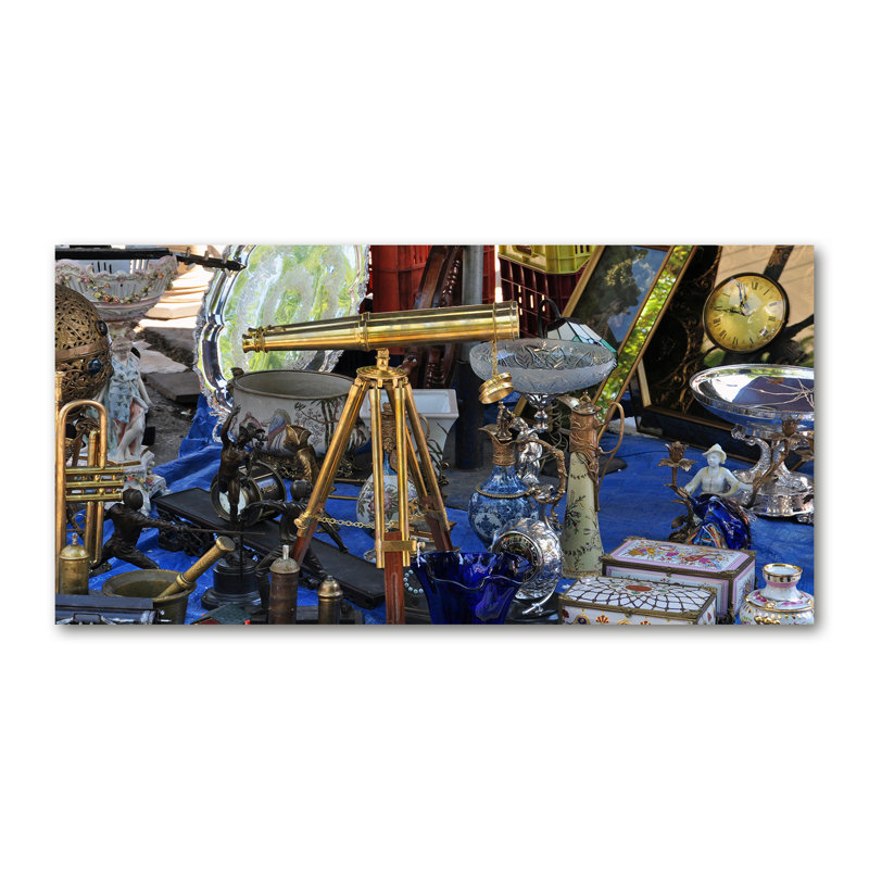 Antiques - No Frame Print on Canvas, No Frame, 50cm H x 100cm W