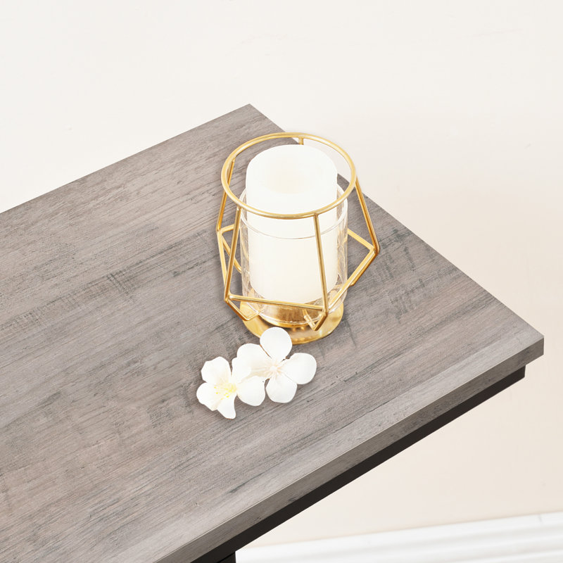 Ensemble de C-table en bois et métal Keasha , Gris