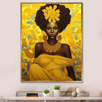 Orisha Oshun, déesse africaine en jaune I