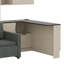 Lit escamotable avec rangement hydraulique, canapé, tablettes et tiroirs, éclairage DEL / USB-1330178594