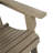 Arrlo Outdoor All-Weather Poly Folding Adirondack Seashell Chair-458608901
