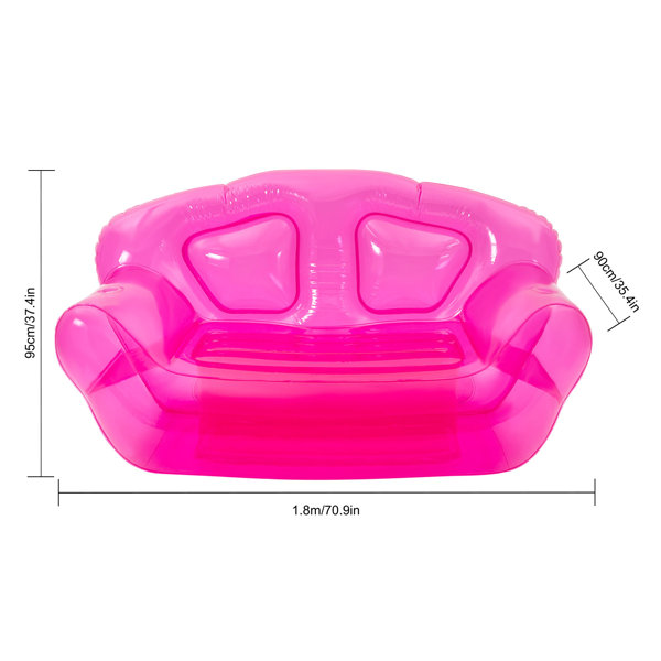 Wrought Studio™ Gedeonson Inflatable Sofa Inflatable Double Person Sofa ...