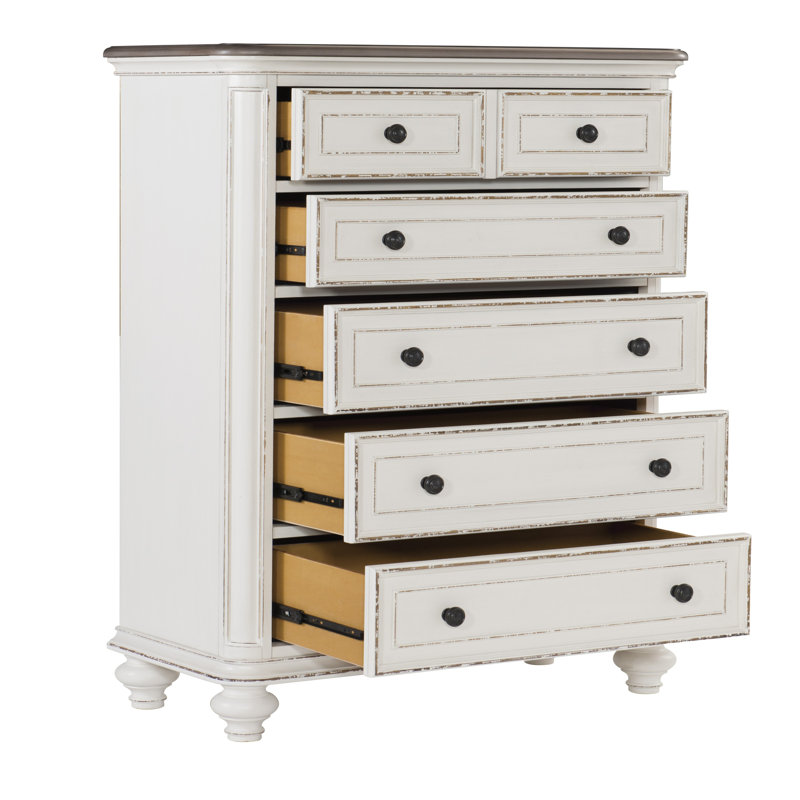 Mobilier de chambre à coucher avec commode 1 pièce Traditional