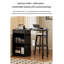 Table de bar extensible Retro