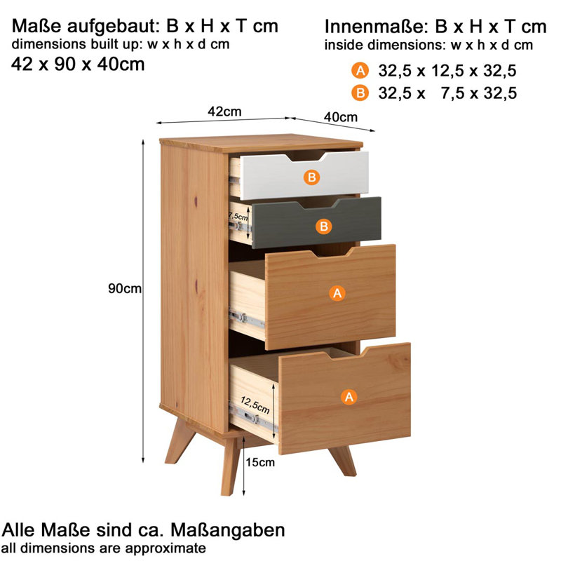 Ferncliff Solid Wood Chest of Drawers