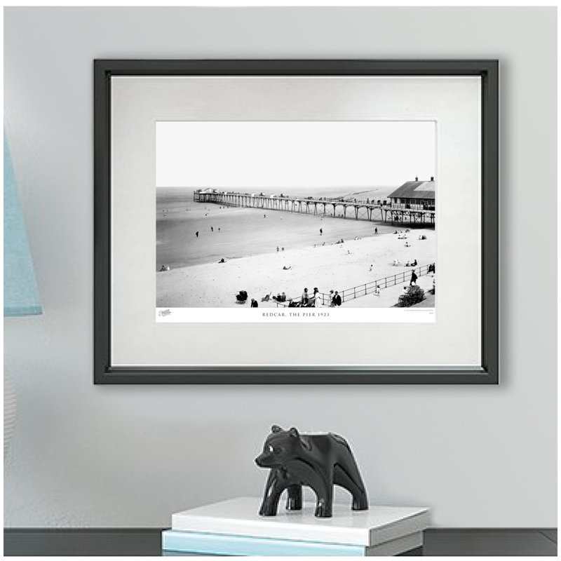 Redcar, the Pier 1923 1 Piece Single Picture Frame Wall Art, 60cm H x 80cm W x 2.3cm D