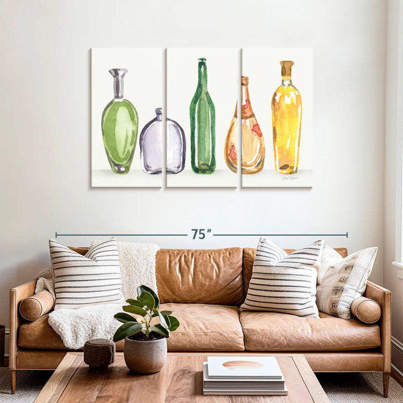 Bouteilles en verre Yarlin, H 36 po x l 57 po