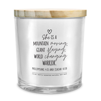 Soy Candle She Is A Mountain Moving